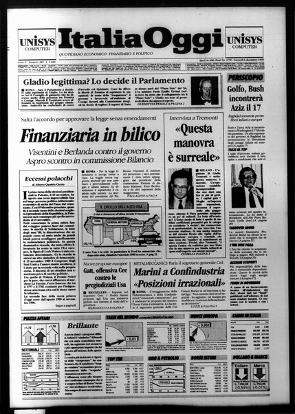 Italia oggi : quotidiano di economia finanza e politica